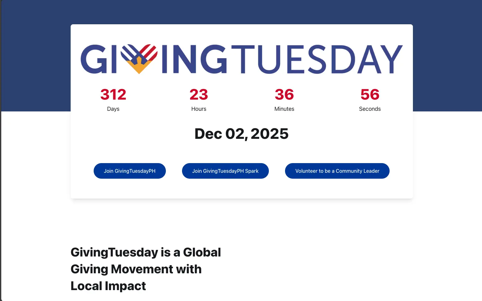 Giving Tuesday PH