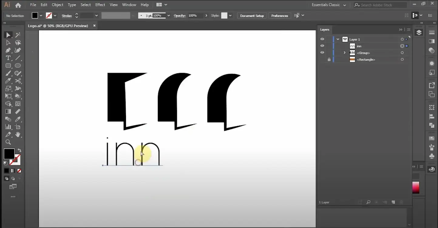 Logo making of 